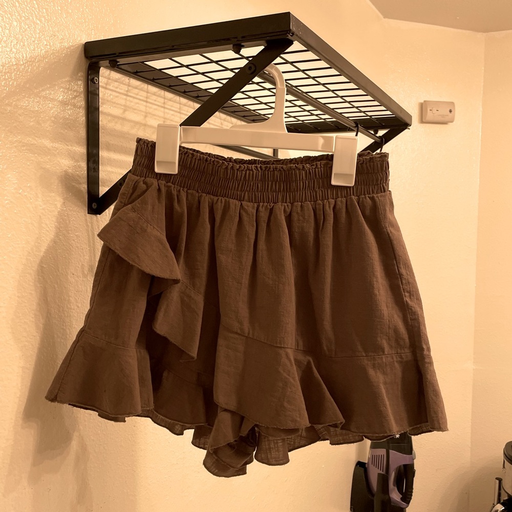 Army-green skort